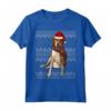 Ugly Christmas Xmas Foxhound Inglese Natale Maglietta - Regalo Divertente per Amanti dei Cani - Abbigliamento Natalizio Unico