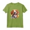 Inglese Foxhound Ritratto - Maglietta Opere d'arte per Proprietari di English Foxhound - Regalo Unico per Amanti dei Cani