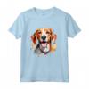 Inglese Foxhound Ritratto - Maglietta Opere d'arte per Proprietari di English Foxhound - Regalo Unico per Amanti dei Cani