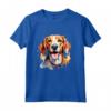 Inglese Foxhound Ritratto - Maglietta Opere d'arte per Proprietari di English Foxhound - Regalo Unico per Amanti dei Cani