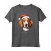 Design Semplice con Divertente Cane Foxhound Inglese - Woofy Christmas Maglietta per Natale - Regalo per Amanti dei Cani