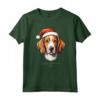 Design Semplice con Divertente Cane Foxhound Inglese - Woofy Christmas Maglietta per Natale - Regalo per Amanti dei Cani