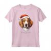 Design Semplice con Divertente Cane Foxhound Inglese - Woofy Christmas Maglietta per Natale - Regalo per Amanti dei Cani