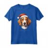 Design Semplice con Divertente Cane Foxhound Inglese - Woofy Christmas Maglietta per Natale - Regalo per Amanti dei Cani
