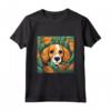Inglese Foxhound Cane Mamma Papà Pianta Amante Nascondere nelle Foglie - Maglietta Leggera per Proprietari di Foxhound - Regalo Unico per Natale, Ringraziamento, Compleanni o San Valentino
