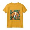 Inglese Foxhound Cane Mamma Papà Pianta Amante Nascondere nelle Foglie - Maglietta Leggera per Proprietari di Foxhound - Regalo Unico per Natale, Ringraziamento, Compleanni o San Valentino