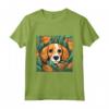 Inglese Foxhound Cane Mamma Papà Pianta Amante Nascondere nelle Foglie - Maglietta Leggera per Proprietari di Foxhound - Regalo Unico per Natale, Ringraziamento, Compleanni o San Valentino