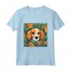 Inglese Foxhound Cane Mamma Papà Pianta Amante Nascondere nelle Foglie - Maglietta Leggera per Proprietari di Foxhound - Regalo Unico per Natale, Ringraziamento, Compleanni o San Valentino