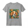 Inglese Foxhound Cane Mamma Papà Pianta Amante Nascondere nelle Foglie - Maglietta Leggera per Proprietari di Foxhound - Regalo Unico per Natale, Ringraziamento, Compleanni o San Valentino
