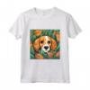 Inglese Foxhound Cane Mamma Papà Pianta Amante Nascondere nelle Foglie - Maglietta Leggera per Proprietari di Foxhound - Regalo Unico per Natale, Ringraziamento, Compleanni o San Valentino