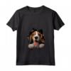 Donna Foxhound Inglese Maglietta con Collo a V - Design Divertente - Ideale per gli Amanti dei Cani da Caccia