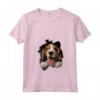 Donna Foxhound Inglese Maglietta con Collo a V - Design Divertente - Ideale per gli Amanti dei Cani da Caccia