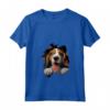 Donna Foxhound Inglese Maglietta con Collo a V - Design Divertente - Ideale per gli Amanti dei Cani da Caccia