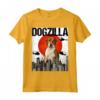 Divertente Vintage Giapponese Dogzilla Inglese Foxhound Maglietta per Amanti dei Cani - Regalo Unico per Amici e Familiari