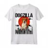 Divertente Vintage Giapponese Dogzilla Inglese Foxhound Maglietta per Amanti dei Cani - Regalo Unico per Amici e Familiari