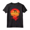 Tramonto Inglese Foxhound Maglietta - Regalo Unico per Amanti del Foxhound - Acquista Online