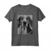 Cool Inglese Foxhound Ritratto in Bianco e Nero - Maglietta per Amanti dei Cani - Ideale come Regalo per Natale, Ringraziamento o Compleanni