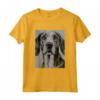 Cool Inglese Foxhound Ritratto in Bianco e Nero - Maglietta per Amanti dei Cani - Ideale come Regalo per Natale, Ringraziamento o Compleanni