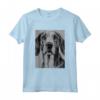 Cool Inglese Foxhound Ritratto in Bianco e Nero - Maglietta per Amanti dei Cani - Ideale come Regalo per Natale, Ringraziamento o Compleanni