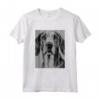 Cool Inglese Foxhound Ritratto in Bianco e Nero - Maglietta per Amanti dei Cani - Ideale come Regalo per Natale, Ringraziamento o Compleanni