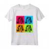 Foxhound Inglese Cane Pop Art Design - Colorata Maglietta Regalo per Amanti dei Cani - Perfetta per Natale, Ringraziamento o Compleanni