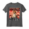 Divertente Retro Giapponese Dogzilla Inglese Foxhound Maglietta - Regalo per Amanti dei Cani - Design Unico per Amici e Familiari