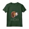 Donna Mamma Foxhound Inglese Maglietta con Collo a V - Design Inglese Foxhound Mum Mommy Mams - Regalo Unico per Amanti dei Cani