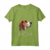 Donna Mamma Foxhound Inglese Maglietta con Collo a V - Design Inglese Foxhound Mum Mommy Mams - Regalo Unico per Amanti dei Cani