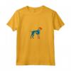 Donna Design Retrò Di Cani Foxhound Inglesi Maglietta con Collo a V - Silhouette di Cane Grafica Vintage - Ideale per Addestratori e Appassionati