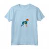 Donna Design Retrò Di Cani Foxhound Inglesi Maglietta con Collo a V - Silhouette di Cane Grafica Vintage - Ideale per Addestratori e Appassionati