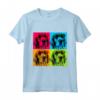 Foxhound Inglese - Maglietta Pop Art Colorata per Amanti dei Cani - Regalo Perfetto per Natale o Compleanni