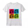 Foxhound Inglese - Maglietta Pop Art Colorata per Amanti dei Cani - Regalo Perfetto per Natale o Compleanni