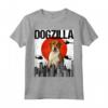 Canezilla Dogzilla Giapponese English Foxhound Maglietta - Divertente Regalo per Amanti dei Cani - Con Detti Vintage