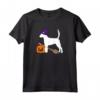 Costume da Cane di Halloween con Cappello da Strega Inglese Foxhound Maglietta - Ideale per Amanti dei Cani e Feste a Tema Halloween