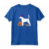 Costume da Cane di Halloween con Cappello da Strega Inglese Foxhound Maglietta - Ideale per Amanti dei Cani e Feste a Tema Halloween