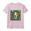 Inglese Foxhound Cane Mamma Papà Pianta Amante Nascondere nelle Foglie - Maglietta Regalo per Amanti dei Cani - Ideale per Natale, Compleanni o San Valentino
