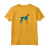 Design Retrò Di Cani Foxhound Inglesi Maglietta - Silhouette di cane Foxhound - Grafica Vintage