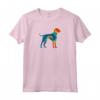 Design Retrò Di Cani Foxhound Inglesi Maglietta - Silhouette di cane Foxhound - Grafica Vintage