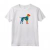 Design Retrò Di Cani Foxhound Inglesi Maglietta - Silhouette di cane Foxhound - Grafica Vintage