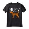 Felice Halloween Inglese Foxhound Maglietta - Divertente Tee per la Festa di Halloween - Ideale per Proprietari di Cani Foxhound