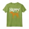 Felice Halloween Inglese Foxhound Maglietta - Divertente Tee per la Festa di Halloween - Ideale per Proprietari di Cani Foxhound