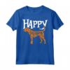 Felice Halloween Inglese Foxhound Maglietta - Divertente Tee per la Festa di Halloween - Ideale per Proprietari di Cani Foxhound