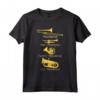 Divertenti Tipi di T-shirt Trombone Player Tech - Marching Jazz Band Maglietta - Ideale Regalo per Giocatori di Trombone e Amanti della Musica Jazz