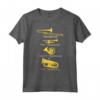 Divertenti Tipi di T-shirt Trombone Player Tech - Marching Jazz Band Maglietta - Ideale Regalo per Giocatori di Trombone e Amanti della Musica Jazz