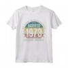 Annata 1973 Anni 50 Compleanno Uomo Vintage Agosto 1973 - Maglietta Regalo Divertente per 50° Anniversario - Ideale per Uomo, Mamma, Papà, Nonni e Amici