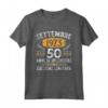 HapTiger Vintage 1973 Maglietta - Regalo Compleanno 50 Anni per Uomo/Donna - Edizione Limitata