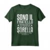 Idea Regalo Per Fratelli Divertenti - Maglietta per Fratello Orgoglioso di una Fantastica Sorella - Ideale per Regali Divertenti