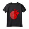 Brain to Heart Tshirt - Idea regalo unica per connessione mente e cuore - Perfetta per amici e familiari