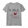 Io ho il Vin Pass - Divertente Maglietta sul Vino e Green Pass - Regalo Ironico per Amanti del Vino e del Buon Umore
