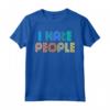 I hate People Shirt Misanthrope - Divertente Regalo Maglietta per Uomo, Donna, Bambino - Ideale per Compleanno o Natale